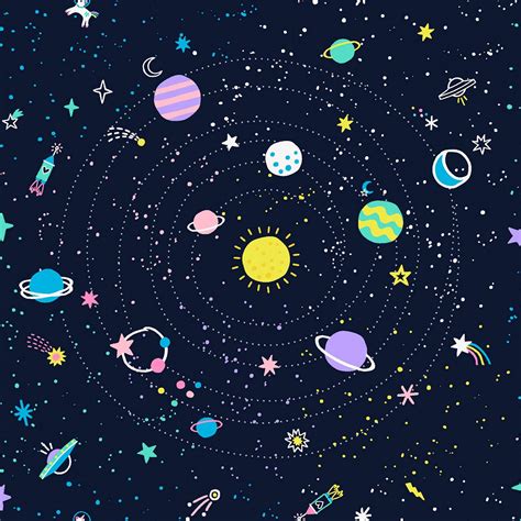 Doodle Space Wallpapers Top Free Doodle Space Backgrounds