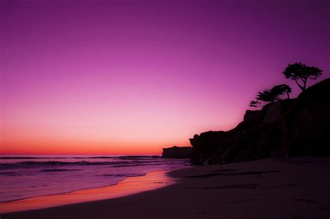 Hintergrundbilder Landschaft Sonnenuntergang Meer Bucht Ufer