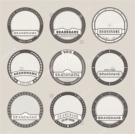Ever get stuck with a cancelled event in your planner? 14+ Round Label Designs | Design Trends - Premium PSD ...