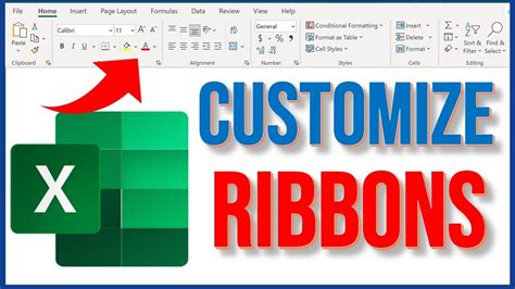 Customizing The Ribbons In Microsoft Excel In Microsoft Excel