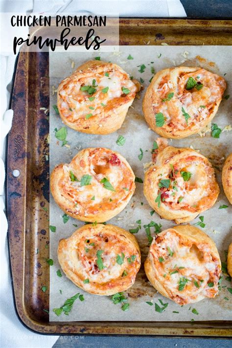 Baked Chicken Parmesan Pinwheels Easy Dinner Idea