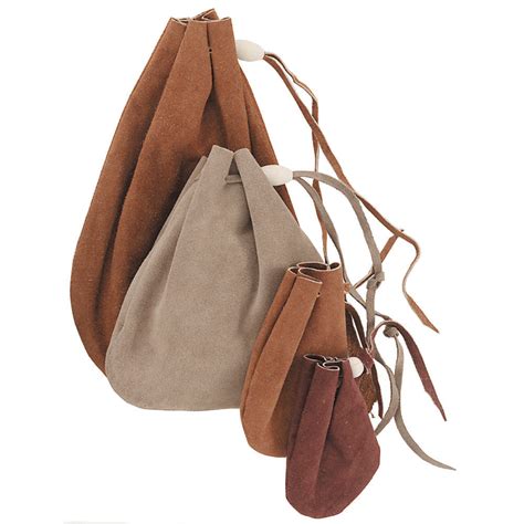 Make Your Own Drawstring Leather Pouch Diy Drawstring Leather Bag Ki