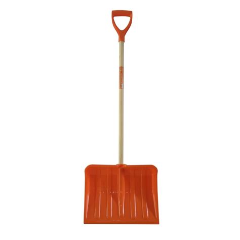 Superio Heavy Duty Snow Shovel With Wooden Handle 16 Inch Walmart