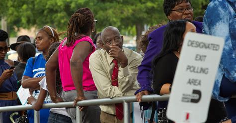 In A First Black Voter Turnout Rate Passes Whites