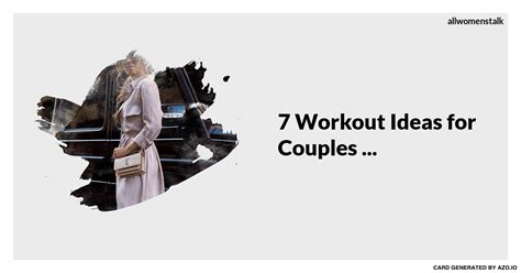 7 Workout Ideas For Couples
