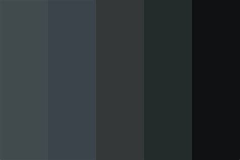 Soft Black Color Palette Black Color Palette Dark Color Palette