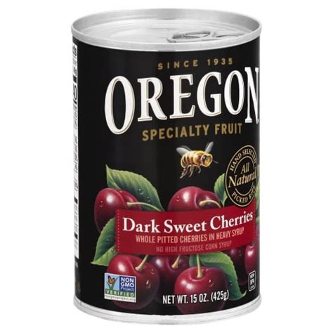 Whole Pitted Dark Sweet Cherries In Heavy Syrup Oregon 15 Oz Delivery