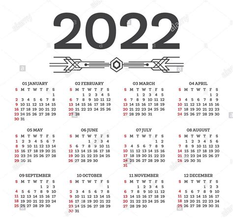 Calendário 2022 Para Imprimir → Datas E Feriados Em Modelo Pdf