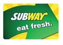 Physical subway® cards with braille text are also available for purchase on a special. FREE $5 Subway Gift Card — FreebieShark.com