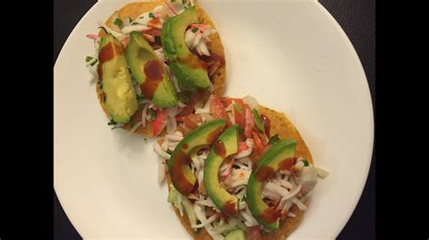 Mexican Crab Meat Tostadas Youtube