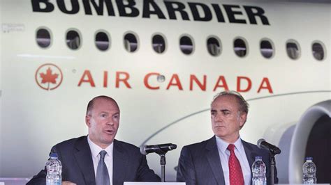 Air Canada Agreement Marks An Amazing Moment Bombardier Ceo Youtube