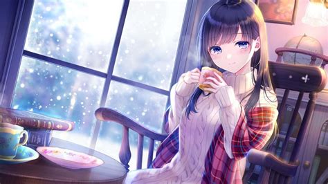 Download Immerse Yourself In The World Of Cozy Anime Wallpaper