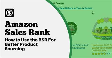 Amazon Sales Rank How To Use The Bsr For Better Product Sourcing