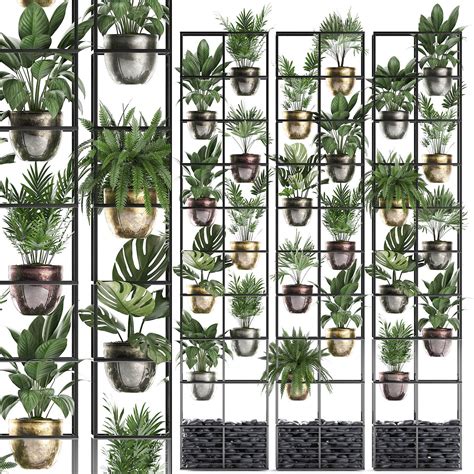 Plants Collection Vertical Gardening 27 3d Model Cgtrader