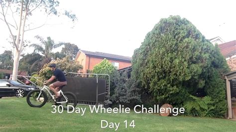 30 Day Wheelie Challenge Day 14 Youtube