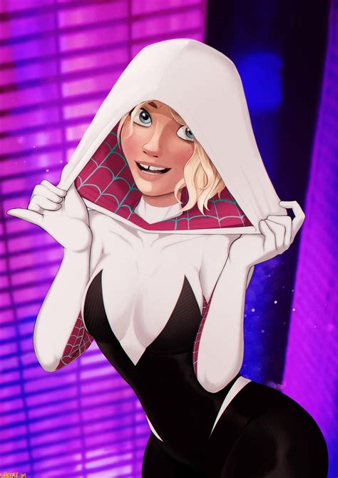 Gwen Stacey Spider Man Into The Spider Verse Spiderman Marvel Art Marvel Spider Gwen