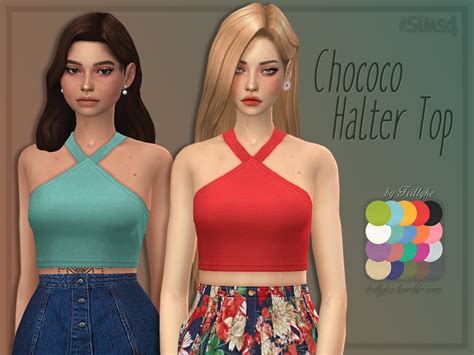The Sims Resource Trillyke Chococo Halter Top