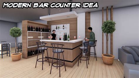 Modern Bar Counter Design Idea Youtube