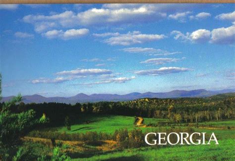 Georgia Landscape Postcard