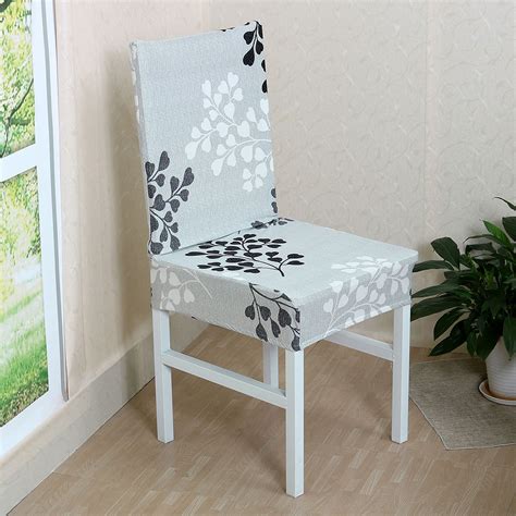You can make variations of this slipcover to have a longer skirt, a micro ruffle, a pleated skirt, or even something that looks cleaner and more modern, like. 4pcs Pattern Dining Chair Cover Stretch Bar Stool ...