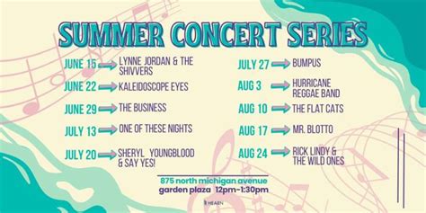 Summer Concert Series The Magnificent Mile