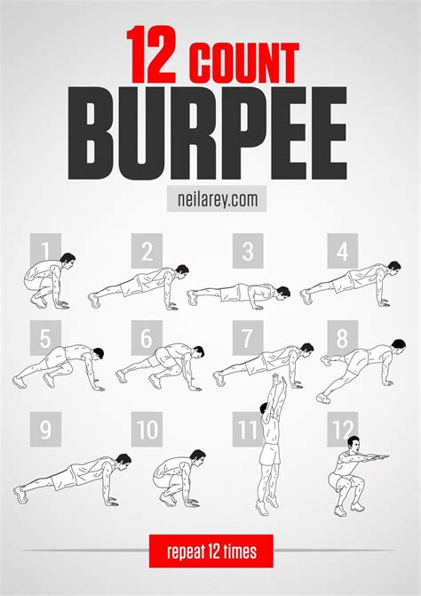 Power Burpee Workout Burpee Workout Workout Challenge Fun Workouts