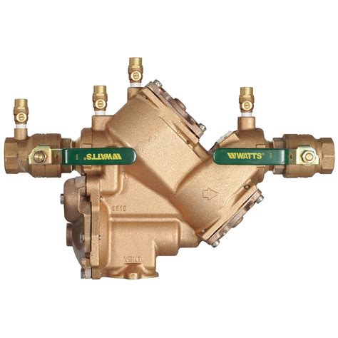 Watts Reduced Pressure Zone Backflow Preventer Watts 909 1 14 In