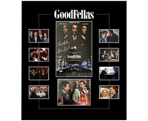 Goodfellas Ray Liotta And Henry Hill Signed Photo Collage Beckett Psa