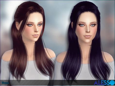 The Sims Resource Alesso Nana Hair • Sims 4 Downloads