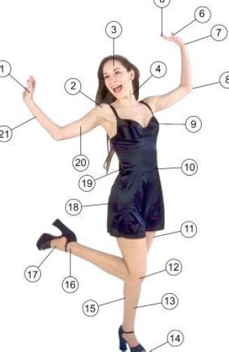 Learn these parts of body names to increase your vocabulary words in english. Women Body Parts Name