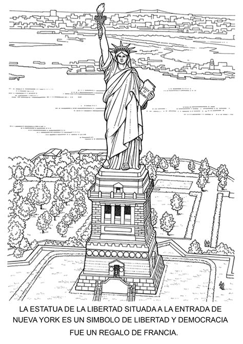 Estatua De La Libertad Dibujos Para Pintar Paisajes Mandalas Para