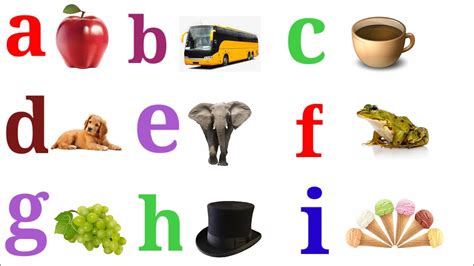 Abc Alphabet English Alphabet Abcd For Kids A B C D E F G Youtube