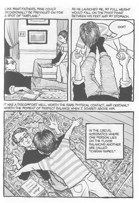 Prevailed Upon Icarian Games From Fun Home Alison Bechdel Fun