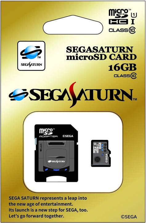 Sega Saturn Microsdhc Card Sd Adapter Set 16 Gb For Sega Saturn