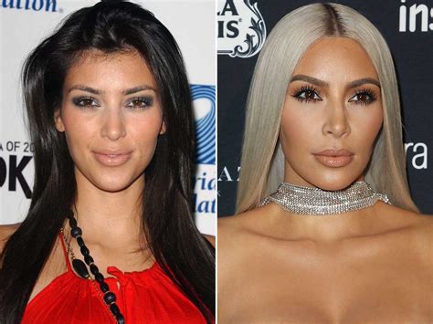 Kim Kardashian Before And After Kim Kardashian Before Celebrities