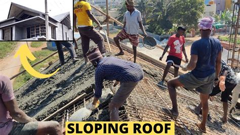 How To Construct Sloping Roof And Cantilever Slab A2z Construction