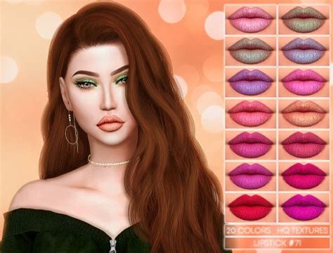 Julhaos Cosmetics Lipstick 25 The Sims 4 Catalog