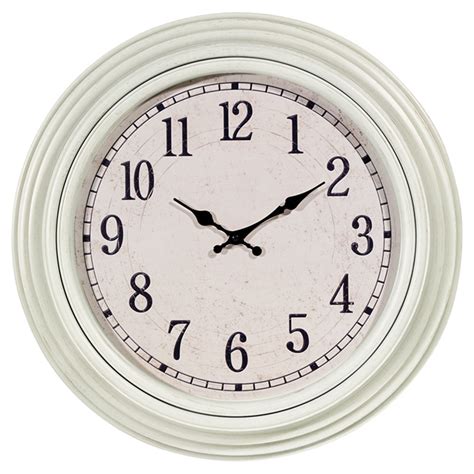 Kiera Grace Wall Clock Emmerson Ivory 20 Ho87373 6 Rona