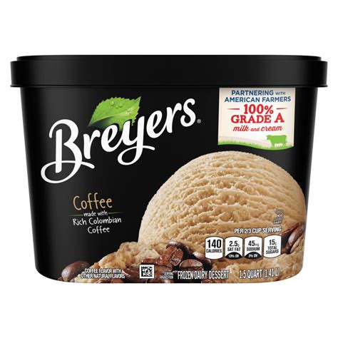 Breyers All Natural Ice Cream Coffee 15qt Garden Grocer
