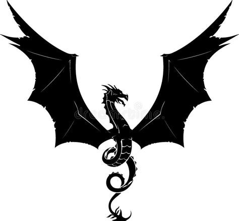 Dragon Wing Emblem Stock Vector Illustration Of Creature 119889350