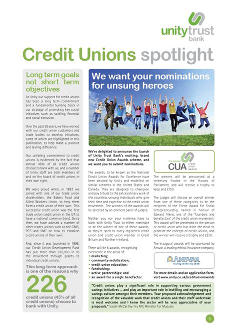 Unity Trust Bank Credit Unions Spotlight By Unity Trust Bank Issuu