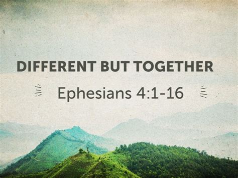 Different But Together Logos Sermons