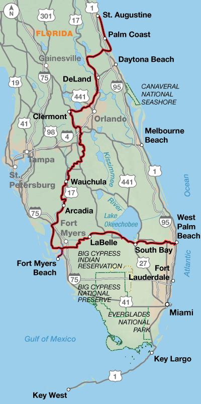 Adventure Motorcycle Routes Florida
