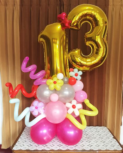 Standing Balloon Bouquet Decoración Con Globos Cumpleaños