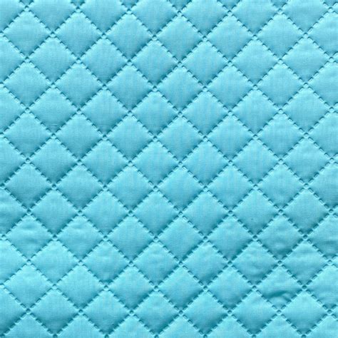 Pre Quilted Fabric Turquoise 05yard