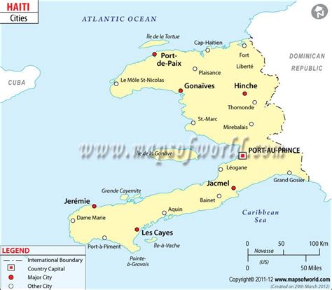 Haiti detailed map with cities. Haiti Cities Map | City map, Haiti, Map