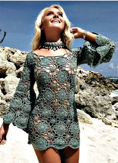 Crochet Dress Crochet Beach Dress Crochet Clothing Women S Clothing