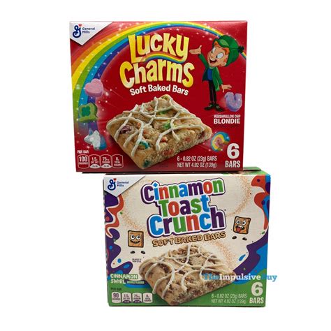 REVIEW Cinnamon Toast Crunch And Lucky Charms Soft Baked Bars The