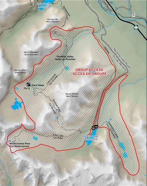 Moraine Lake Area Seasonal Trail Restrictions The Mountain National Parks