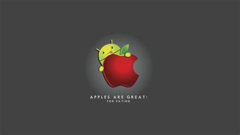 Free Download Funnyandroid Android Funny Apples 1920x1080 Wallpaper